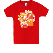 Детская футболка со знаком зодиака "Лев"