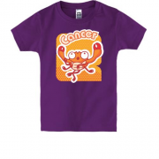 Детская футболка со знаком зодиака "Рак"