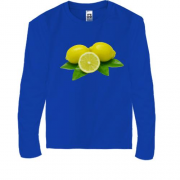 Детская футболка с длинным рукавом с лимонами (2)