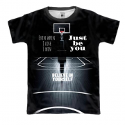 3D футболка Баскетбол - верь в себя