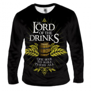 Мужской 3D лонгслив Lord of The Drinks