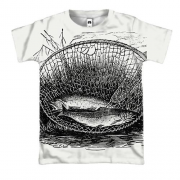 3D футболка с рыбами в сетках (2)