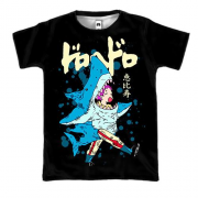 3D футболка Эбису в костюме акулы - Dorohedoro