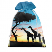 Подарочный мешочек Safari sunset