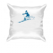 Подушка с лыжником 2