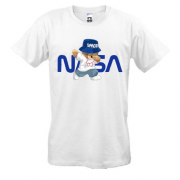 Футболка с медвеженком "NASA"