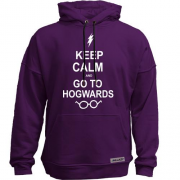 Худи без начеса Keep calm and go Hogwards