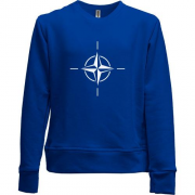 Детский свитшот без начеса с эмблемой NATO