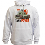Худи без начеса WOT - Feel the tank power