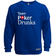 Свитшот без начеса Team Poker Drunks
