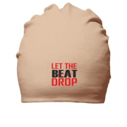 Хлопковая шапка с надписью "Let me beat drop"