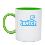 Чашка с логотипом twitch