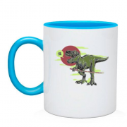 Чашка с японским динозавром