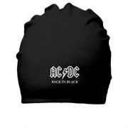Хлопковая шапка AC/DC Black in Black