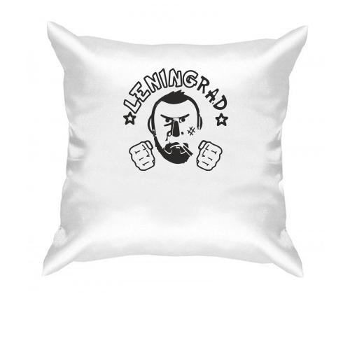 Подушка з логотипом Ленінград (арт)