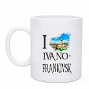Чашка Я люблю Ивано-Франковск