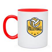 Чашка volleyball team logo