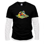 Комбинированная футболка  Кубик-Рубик