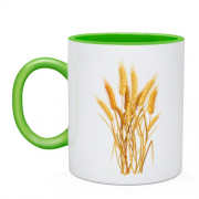 Чашка с колосьями пшеницы