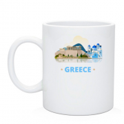 Чашка з визначними пам'ятками Греції