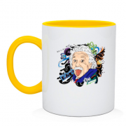 Чашка Альберт Эйнштейн с формулами