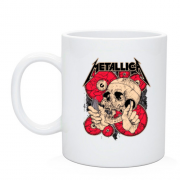 Чашка Metallica (арт череп)