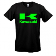 Футболка з логотипом Kawasaki