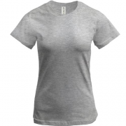 Женская серая футболка "ALLAZY"