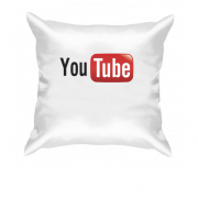 Подушка  с логотипом YouTube