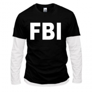 Комбинированный лонгслив FBI (ФБР)
