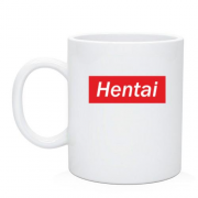 Чашка с надписью "Hentai"