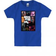 Дитяча футболка з постером гри Devil May Cry 5 в стилі GTA