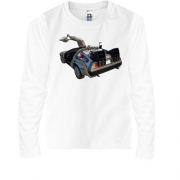 Детская футболка с длинным рукавом DeLorean DMC-12