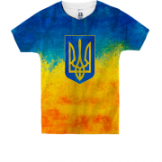 Дитяча 3D футболка з Гербом України