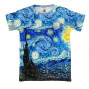 3D футболка з картиною "Зоряна ніч"