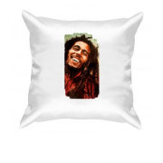 Подушка с улыбающимся Bob Marley