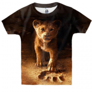 Детская 3D футболка с львенком Симба