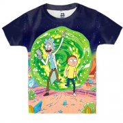 Детская 3D футболка Рик и Морти