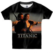 Дитяча 3D футболка з Розою і Джеком (Титанік)