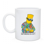 Чашка с модным Бартом Симпсоном (Notorious Bart)