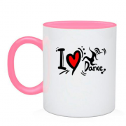 Чашка i love dance