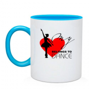 Чашка My belongs to dance