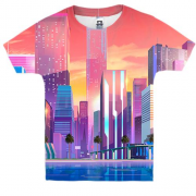 Детская 3D футболка Luxury city