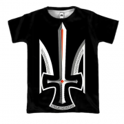 3D футболка з гербом України і мечем