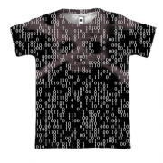 3D футболка з програмним кодом і черепом (2)