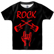 Дитяча 3D футболка Rock