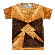 3D футболка з єгипетськими пірамідами