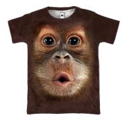 3D футболка с орангутангом