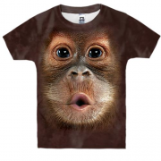 Детская 3D футболка с орангутангом