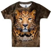 Дитяча 3D футболка "Леопард"
